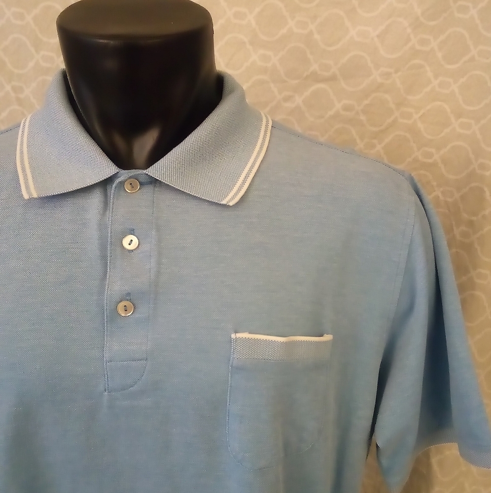 Peter Millar Tailored Fit Short Sleeve Polo Shirt Mens Size XL